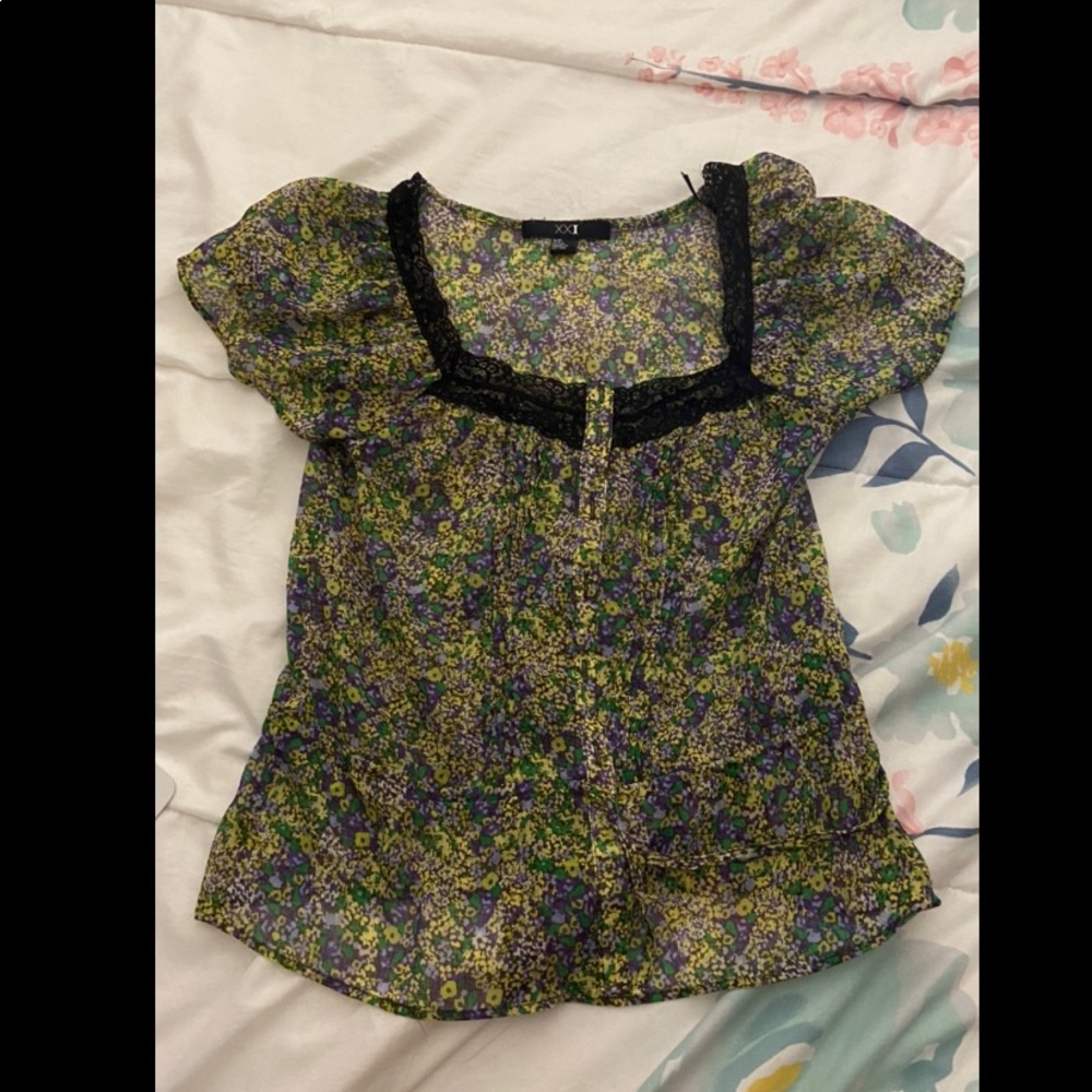 Cute alternative button up shirt